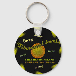 フォレックス、マネー、フィボナッチの数字 キーホルダー