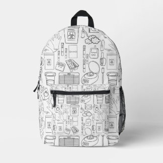 フォレボトミストバックパック プリントバックパック