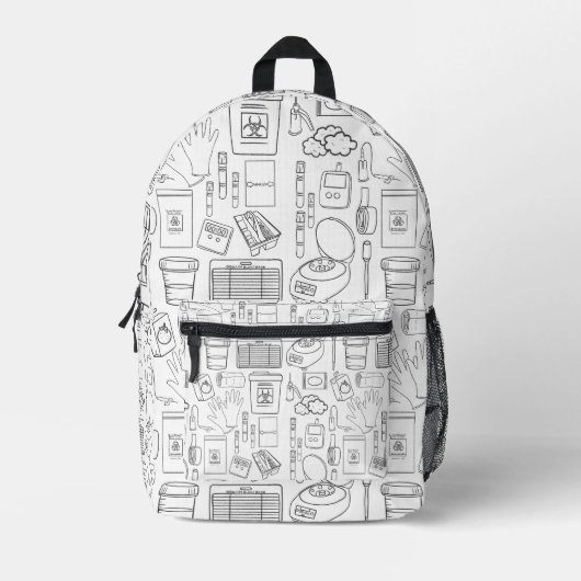 フォレボトミストバックパック プリントバックパック (正面)