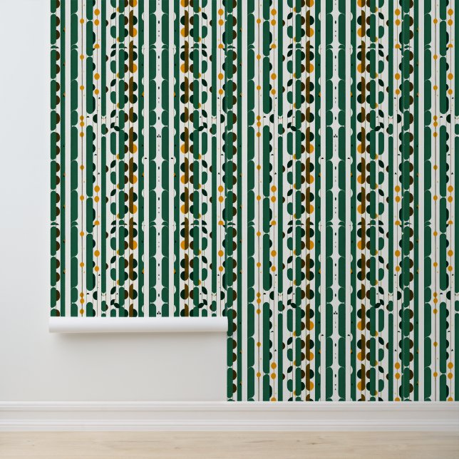 フォレモダンスストライプ – ミッドセンチュリー幾何学模様 壁紙 (アプリケーション)