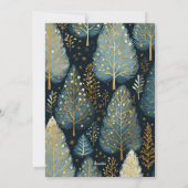 フォレモダンストカスタムクリスマス写真アーチ シーズンカード (裏面)