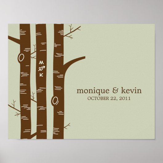 フォレモダンストパーソナライズされたウォールアート – セージ –  ポスター (正面)