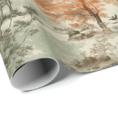 フォレモダンスト狩りグリーントイレデジュイパターン ラッピングペーパー (ロールコーナー)