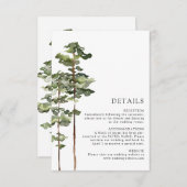 フォレモダンスト結婚詳細 エンクロージャーカード (正面/裏面)