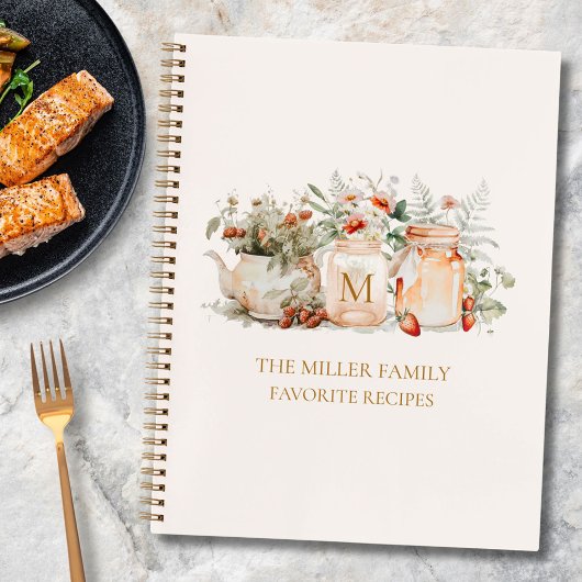 フォレモノグラムのストフローラ植物群レシピ ノートブック