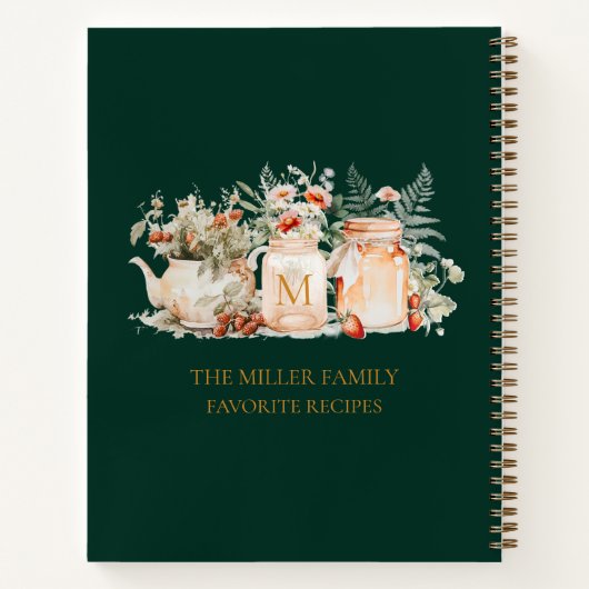 フォレモノグラムのストフローラ植物群レシピ ノートブック (裏面)