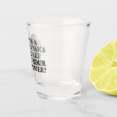 フォレンジックおもしろいスの専門家の指紋 ショットグラス (右)