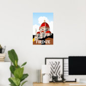 フォレンツイタリア旅行ポスター ポスター (ホームオフィス)