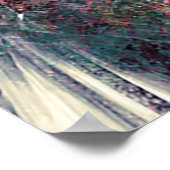 フォレ中国のストマウンテンテンプルイン絵画ズ ポスター (角)