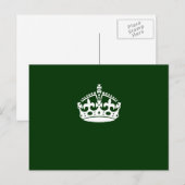 フォレ保ストリーグリーンのCalm Crownアイコン ポストカード (正面/裏面)