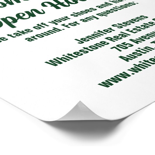 フォレ実在ストエステートカスタム会社オープンハウス ポスター (角)