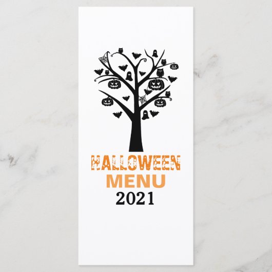フォレ幽霊のよく出るストハロウィーンメニュー メニュー (正面)