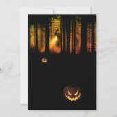 フォレ幽霊のよく出るストハローウィンパーティ 招待状 (裏面)