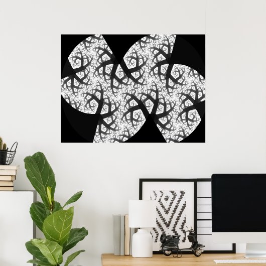 フォレ幽霊のよく出るストプリント ポスター (ホームオフィス)