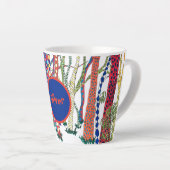 フォレ熱狂するストカラフルおもしろい カフェラテマグ (右アングル)