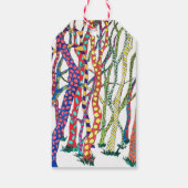 フォレ熱狂するストカラフルおもしろい ギフトタグ (裏面)