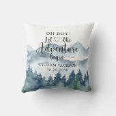 フォレ素朴ストアドベンチャーマウンテンズボーイ子供部屋 クッション (裏面)