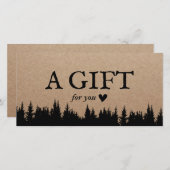 フォレ素朴ストエレガントクラフト券 (正面/裏面)