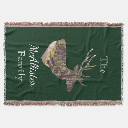 フォレ素朴ストディアバック狩りファミリー名 スローブランケット (正面)