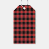 フォレ素朴ストプライドLumberjack Boys 1st Birthday ギフトタグ (裏面)