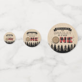 フォレ素朴ストプライドLumberjack Boys 1st Birthday コンフェッティ (正面)