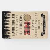 フォレ素朴ストプライドLumberjack Boys 1st Birthday 横断幕 (横)