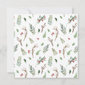 フォレ素朴ストベリーピネコンリースホリデーパーティー 招待状 (裏面)