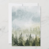 フォレ素朴スト山 |キャンピ結婚ング 招待状 (裏面)