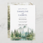 フォレ素朴スト山 招待状 (正面/裏面)