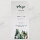 フォレ素朴スト結婚メニュー (正面/裏面)