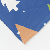 フォレ霜の降りたストフリースブランケット フリースブランケット (角)