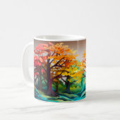 フォレ鮮やかストマグ コーヒーマグカップ (正面左)