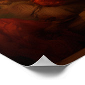 フォロワーを頭に乗せたビーバー ポスター (角)