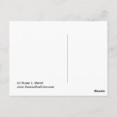 フォローン姿カラフルユニバースクロス ポストカード (裏面)