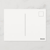 フォロ葉ング秋秋素朴結婚ズ ポストカード (裏面)