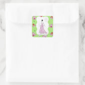 フォワアパリファッションイラストレーション スクエアシール (バッグ)