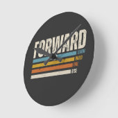 フォワードヴィンテージTシャツ ラウンド壁時計 (傾斜)
