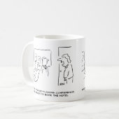 フォワード計画会議のキャンセル(&理由!) コーヒーマグカップ (正面左)