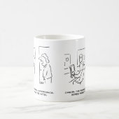 フォワード計画会議のキャンセル(&理由!) コーヒーマグカップ (中央)