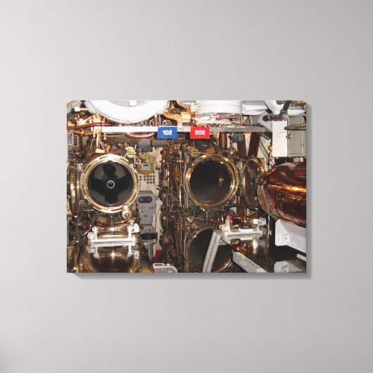 フォワード魚雷ルーム キャンバスプリント (正面)