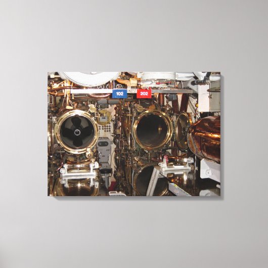 フォワード魚雷ルーム キャンバスプリント (正面)