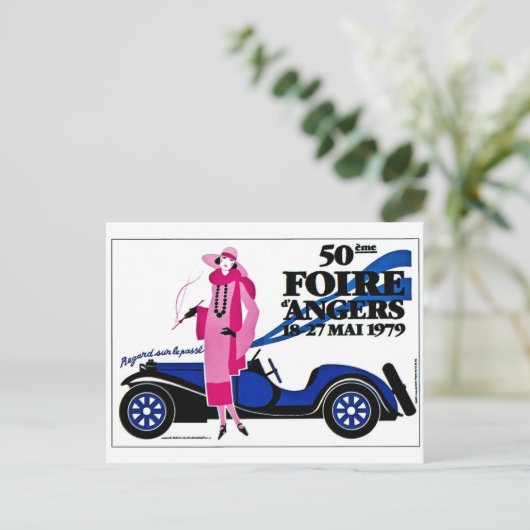 フォワール・ダンジェーズ – ヴィンテージフランスの広告 ポストカード (スタンド正面)