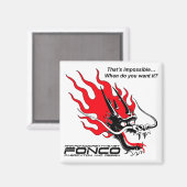 フォンコ磁石 マグネット (正面/裏面)