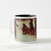 フォンシュトイベン男爵のあくアメリカ人の新兵 ツートーンマグカップ (正面左)