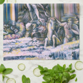 フォンタナディトレヴィローマイタリア キッチンタオル (折り畳み)