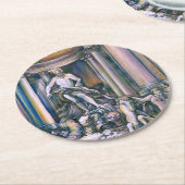 フォンタナディトレヴィローマイタリア ラウンドペーパーコースター (アングル)