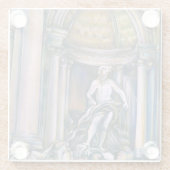 フォンタナディトレヴィローマ ガラスコースター (裏面)