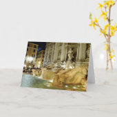 フォンタナディトレヴィ カード (黄色い花)