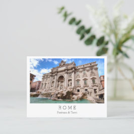 フォンタナディトレヴィ，ローマ ポストカード