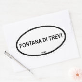 フォンタナディトレヴィ 楕円形シール (封筒)